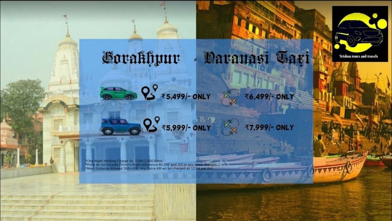 Gorakhpur to Varanasi cabs