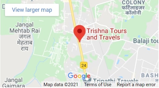 trishna tours and travels gorakhpur map