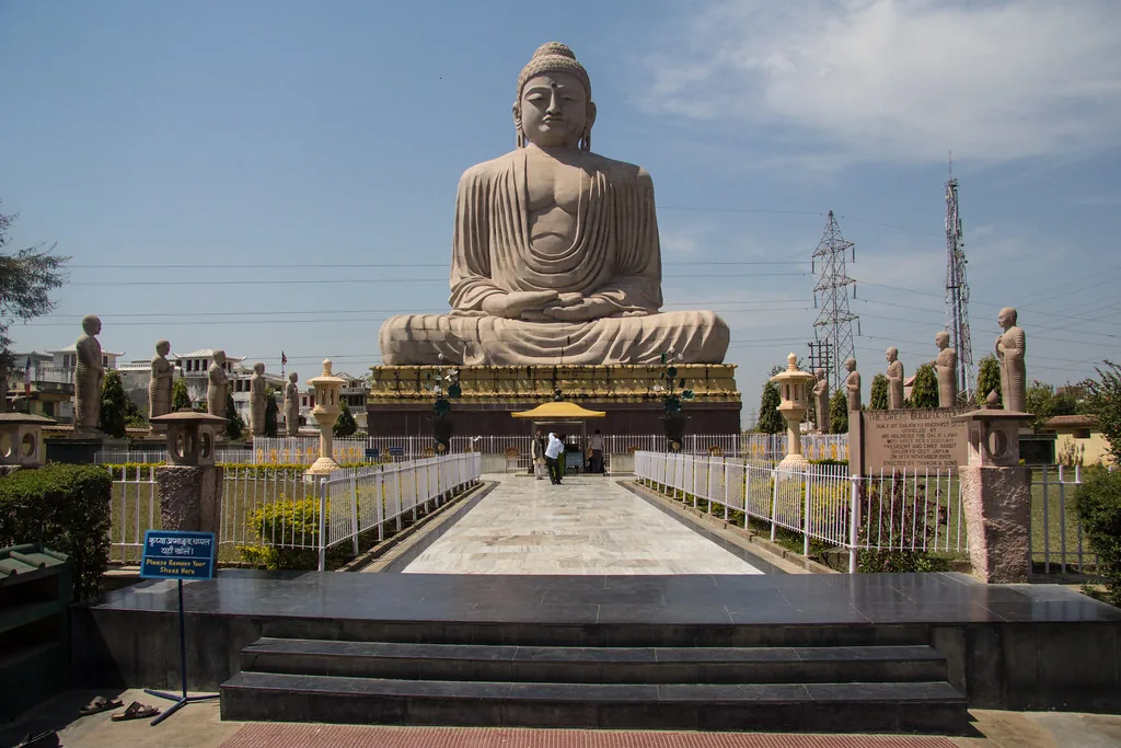 Great Buddha statue at Bodh Gaya