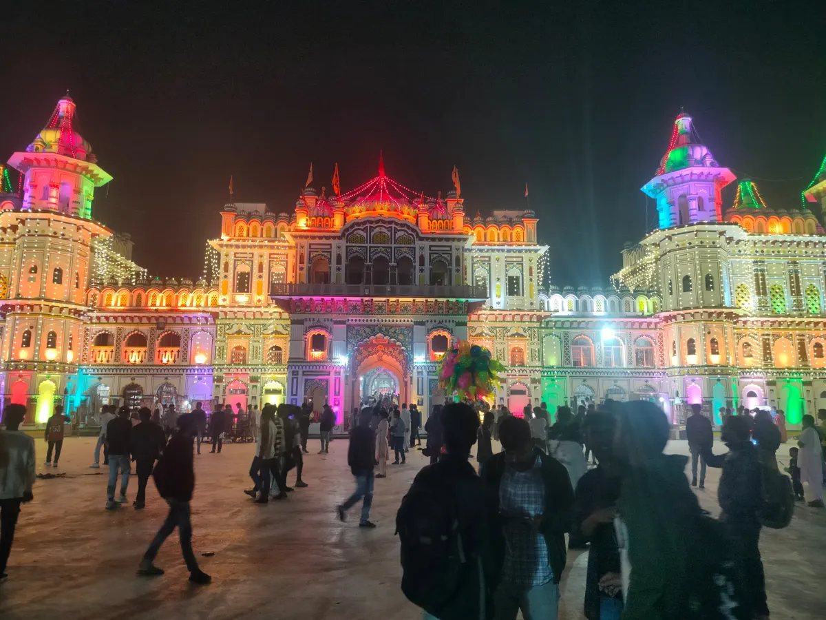 Janaki Mandir facade in Janakpur